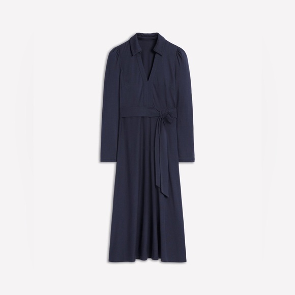 BODEN Imogen Collared Jersey Dress - Picture 8 of 9